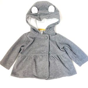 Baby Bear double breasted Jacket Hoodie